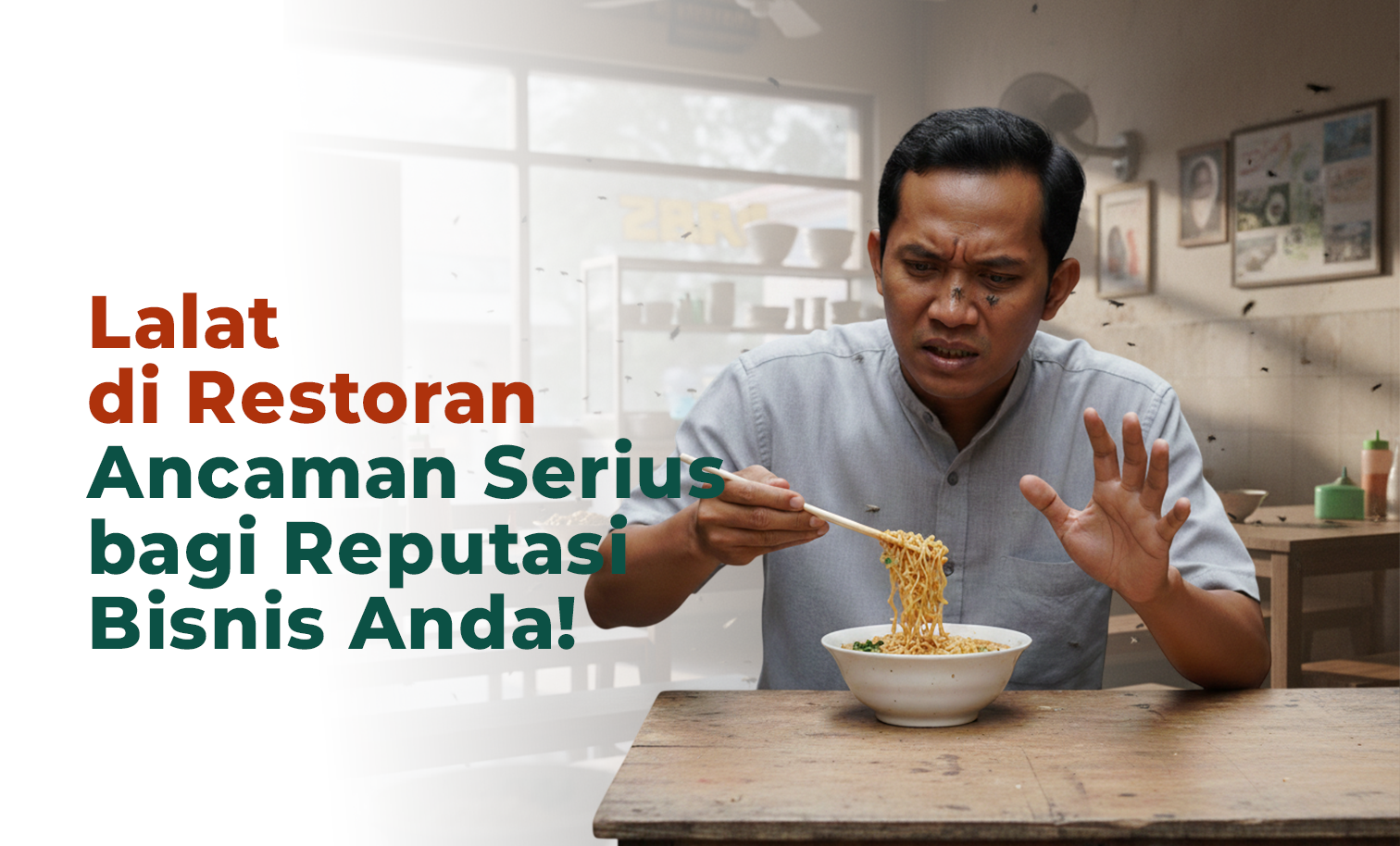 Bahaya Lalat di Restoran